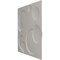 Ekena Millwork 19 5/8in. W x 19 5/8in. H Finley EnduraWall Decorative 3D Wall Panel Covers 2.67 Sq. Ft. WP20X20FIGBW - alternate 5
